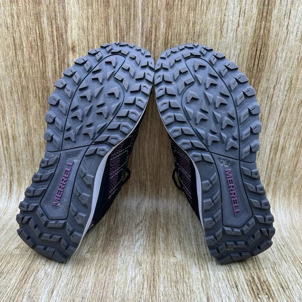 Merrell Fly Strike Women's Size 6 Trail‎ Running Shoes Sneakers Black Purple